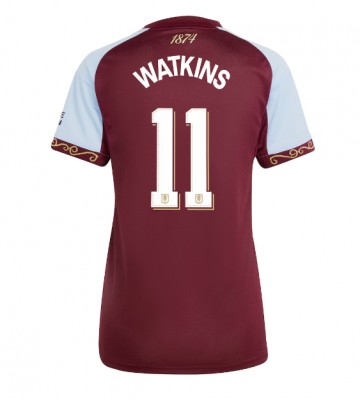 Aston Villa Ollie Watkins #11 Hjemmebanetrøje Dame 2025-26 Kortærmet